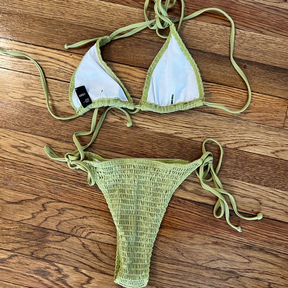 Cider Sage Green Textured Bikini - Picture 5 of 5